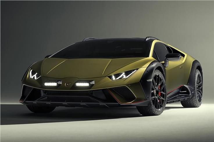 Lamborghini Huracan Sterrato (December 09) -
The off-road-ready supercar gets raised ground clearance and is globally limited to 1,499 units.
Lamborghini Huracan Sterrato (December 09) -
The off-road-ready supercar gets raised ground clearance and is globally limited to 1,499 units.